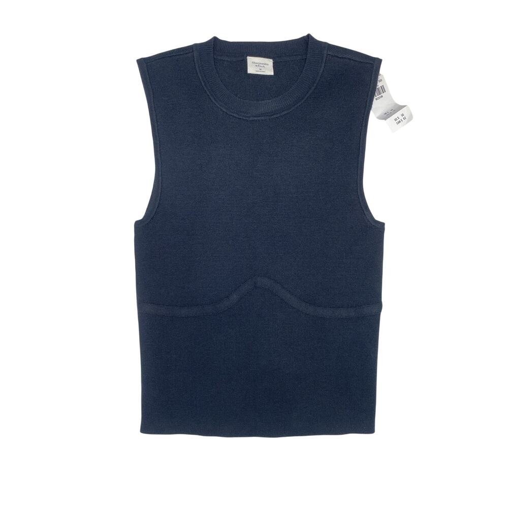 Abercrombie Shirt Womens Size Medium NEW Pullover Stretch Black Going Out Tank